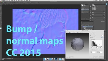 Generate normal and bump map filter in Photoshop CC  tutorial