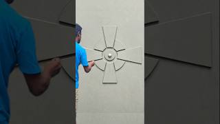 Parapet Simple Art 😯🙏. #wallcoverings #art #youtubeshorts .