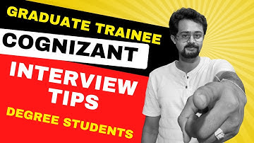Cognizant Graduate Trainee Interview Tips for Degree Students | #interviewtips @Frontlinesmedia #FLM