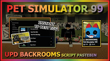 Pet simulator 99 | Auto find 100x egg | Update | Backrooms