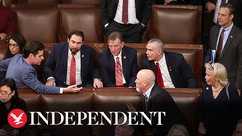Watch again: House adjourns amid chaotic scenes as the chamber fails to elect a Speaker