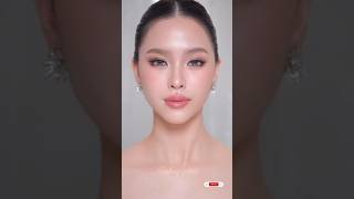 Thai makeup tutorial ✨ simple and soft makeup tutorial||party makeup #shortsfeed #softglamlook