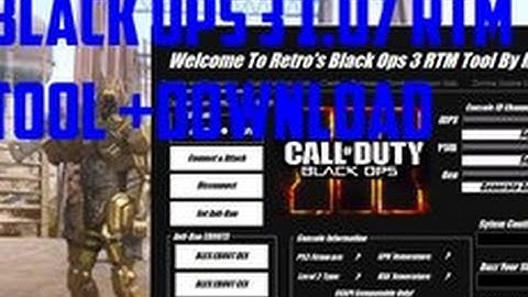 [1.07](CEX/DEX)Black Ops 3 RTM Tool!