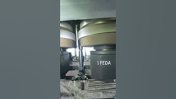 FEDA thread rolling machine FD-12T can be used for processing of straight knurling on shaft parts.