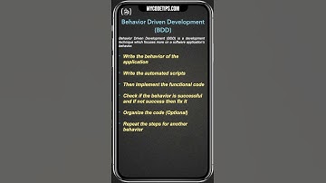 What is Behavior Driven Development (BDD)