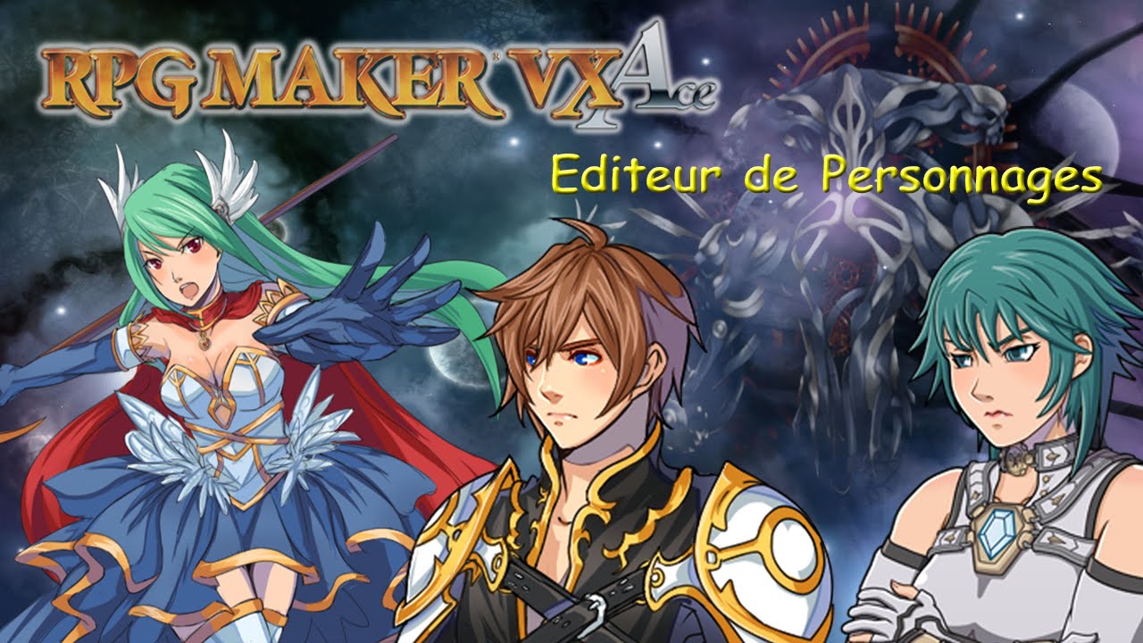 Tuto RPG Maker VX Ace - Editeur de personnages - YouTube