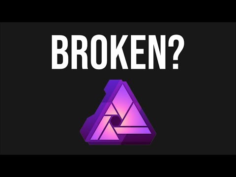 Affinity Photo BROKE! Here's how to fix it.