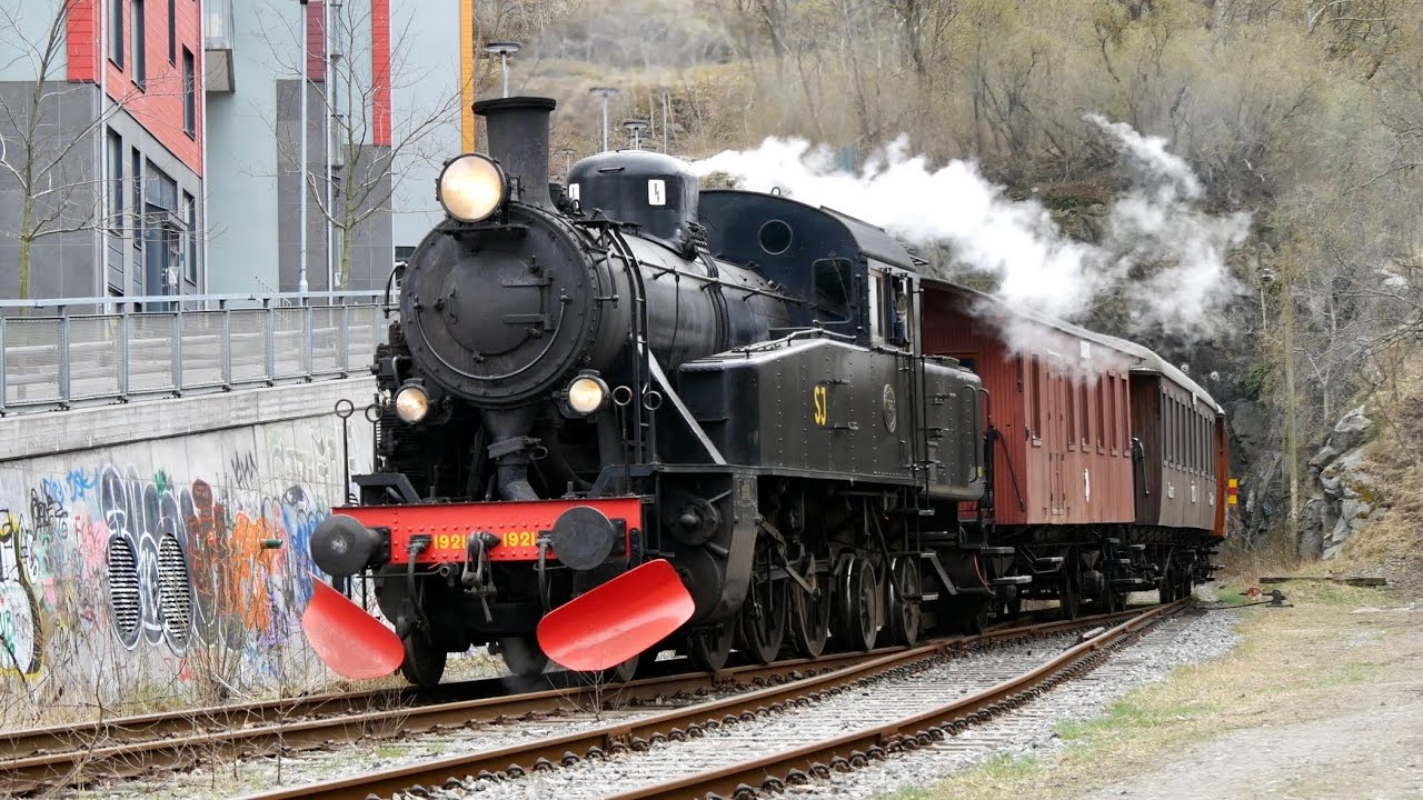 Ånglok i Stockholm 2022 - Ångpendeln vid Liljeholmen och Nybodatunneln