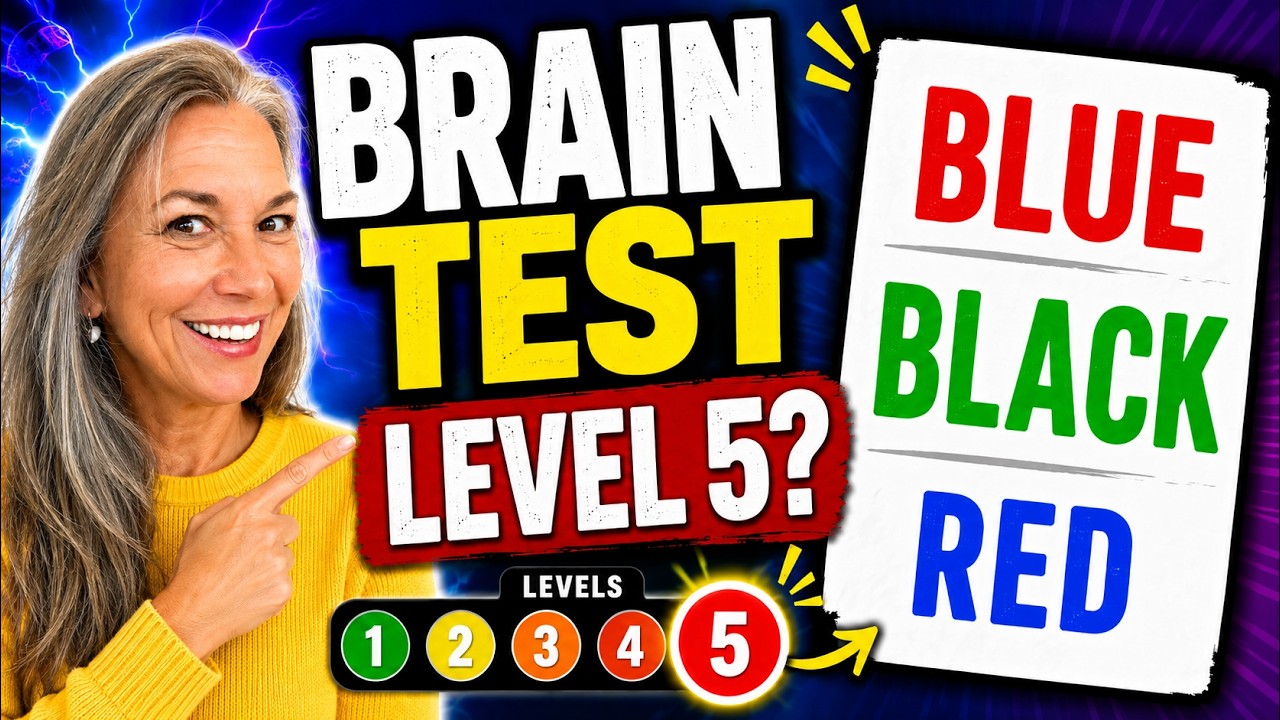 Train Your Brain to Focus Better: 5-Level Stroop Challenge