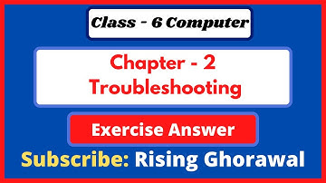 Class 6 Computer Chapter 2 Question Answer | Computer Class 6 Chapter 2 Exercise Solution | Educare