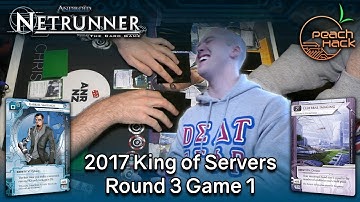 Netrunner - Gaberiel Santiago vs. Cerebral Imaging - 2017 King of Servers - Round 3 Game 1