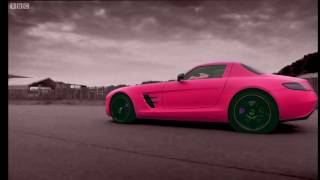 Petrol vs Electric   Mercedes SLS AMG Battle   Top Gear   Series 20   BBC