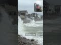 Waves intensify in Massachusetts as the nor'easter hits