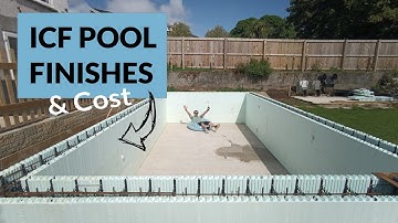 Ep 9.1 - ICF Pool Finish Comparison + Costs - Building a heated DIY Swimming Pool in the UK