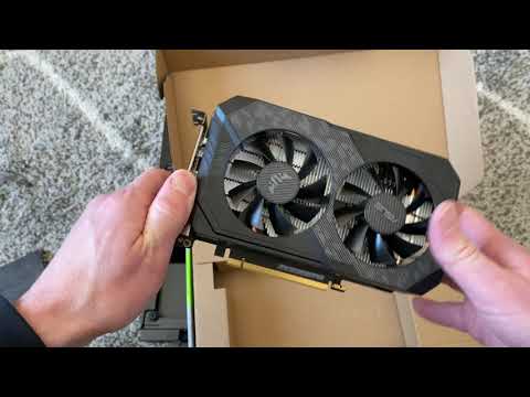 ASUS Geforce GTX  Super Install Unboxing Video Card