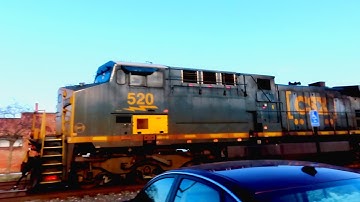 Morning Intermodal w/ CSX 520 Leading - Gorgeous NF K5LA!