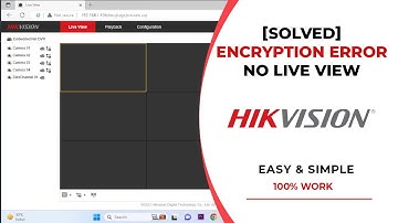 How to Solve Hikvision DVR Encryption Key Error