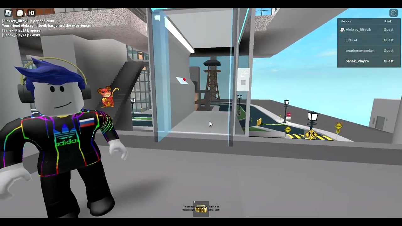 Roblox Электрический Лифт 240/kg V=0,6m/s