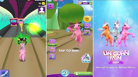 Unicorn Run Endless Runner Game 2020 |New Racing Android Gameplay |Unicorn Magic Adventure Video #31
