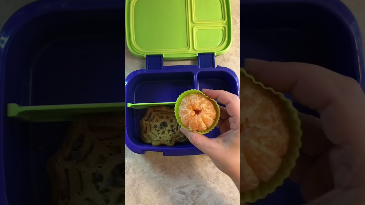 vegan school lunch ideas | Halloween bento box ideas. 