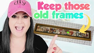 BRILLIANT DIY Crafts Using Old Picture Frames perfect for Spring and Summer screenshot 2