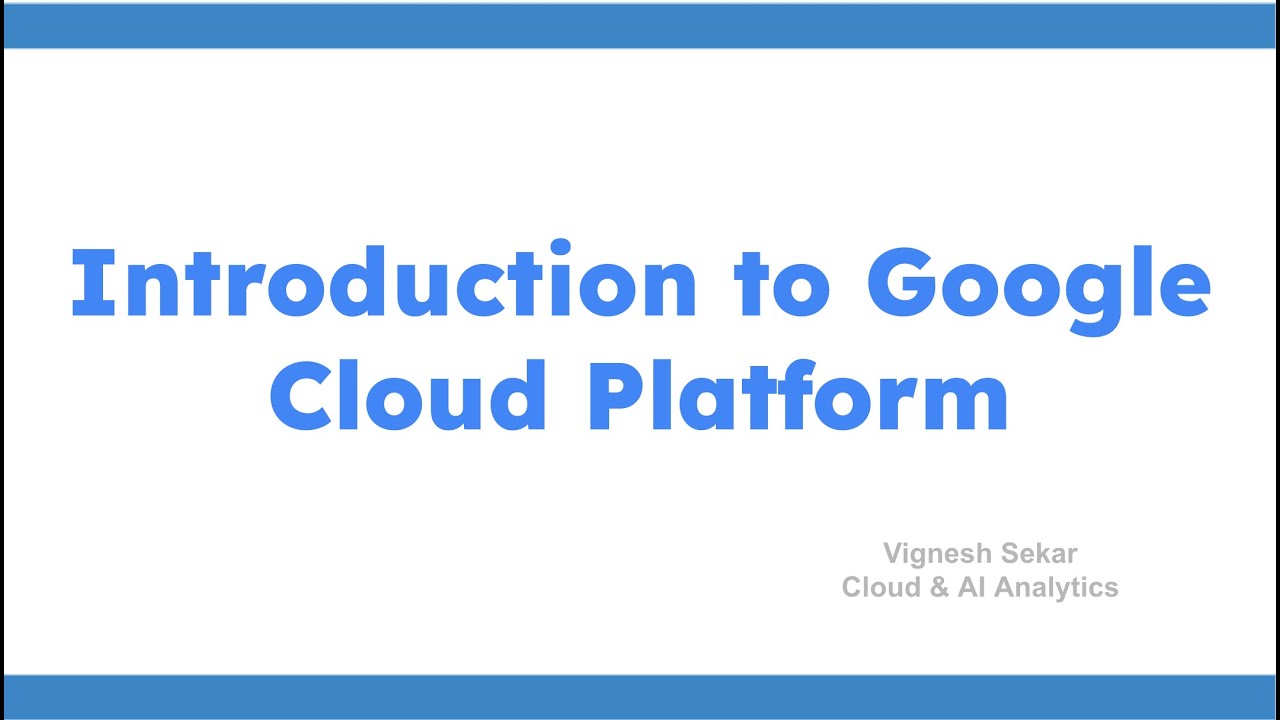 02. Introduction to Google Cloud Platform GCP #gcp #gcpcloud #beginners ...