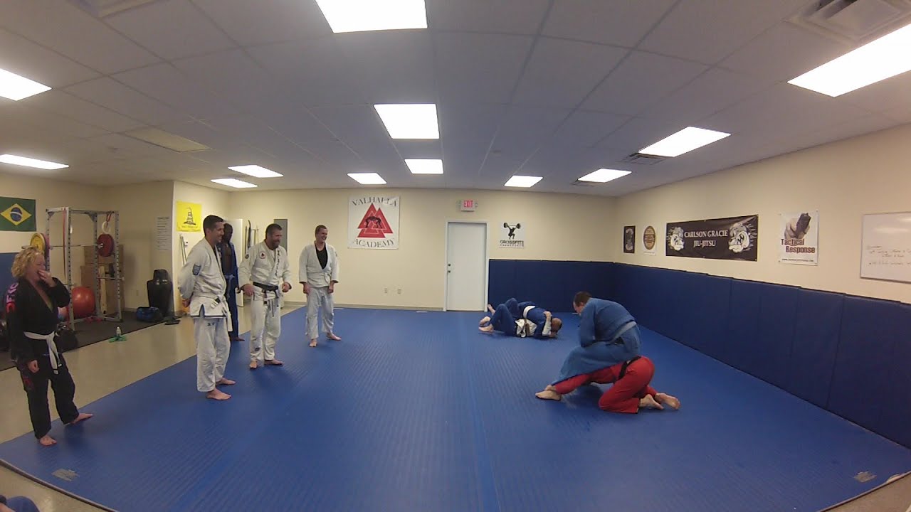 Not the best way to escape side control! - YouTube