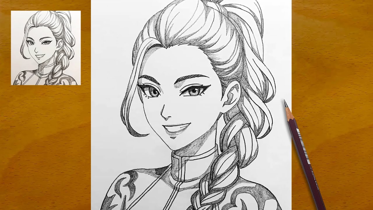 How to Draw Rumi from KPOP Demon Hunters || Easy Rumi Drawing - YouTube