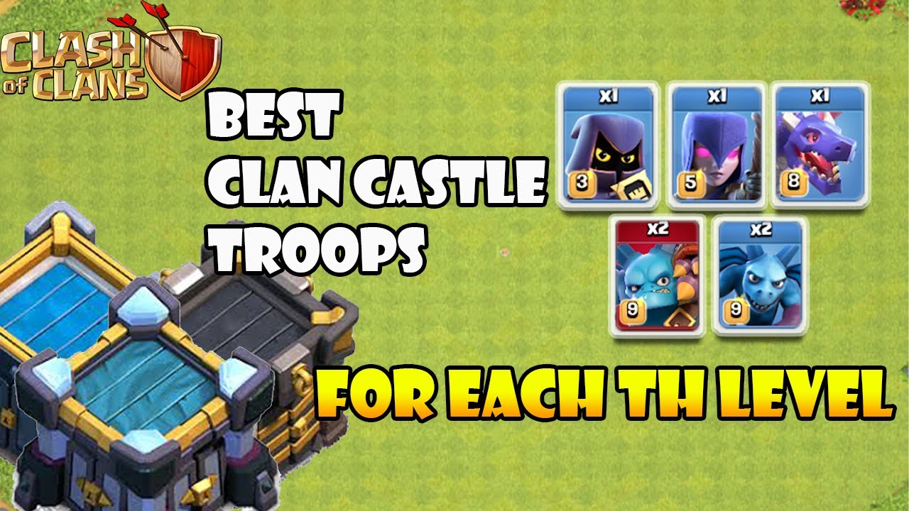 Best Clan Castle Troops For Every TH Level Defensive Clan Castle