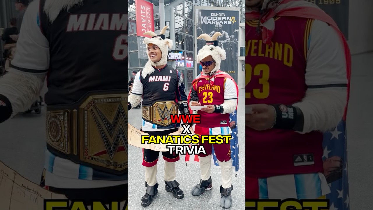 Did fans at #FanaticsFest know their WWE Trivia?? 🤔