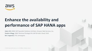 Enhance the Availability & Performance of SAP HANA Apps
