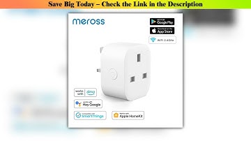 Meross Homekit Wifi — Discount (2025): Meross Homekit Wifi Smart Plug UK Socket Outlet