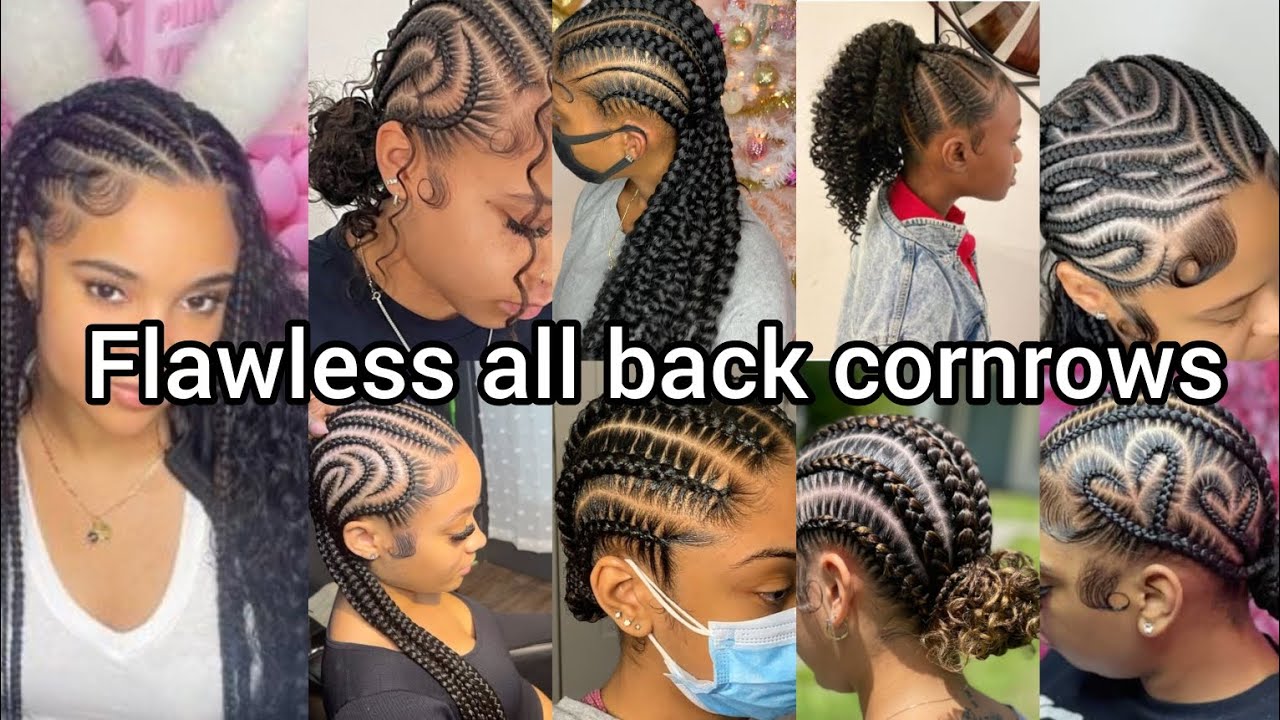 Flawless all Back Cornrow styles | Boho braids hairstyles 2025 | Mini boho hairstyles
