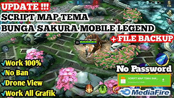 UPDATE!!! SCRIPT MAP TEMA BUNGA SAKURA MOBILE LEGEND + FILE BACKUP || NO PASSWORD