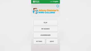 Johnny grammar, a challenging app to learn grammar, words, spelling with screenshot 2