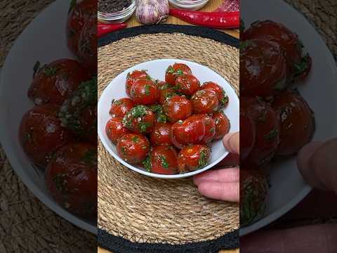 Эти ПОМИДОРЫ 🍅 съедаются ЗА СЕКУНДУ! #рецепты #cooking #помидоры #shorts #еда
