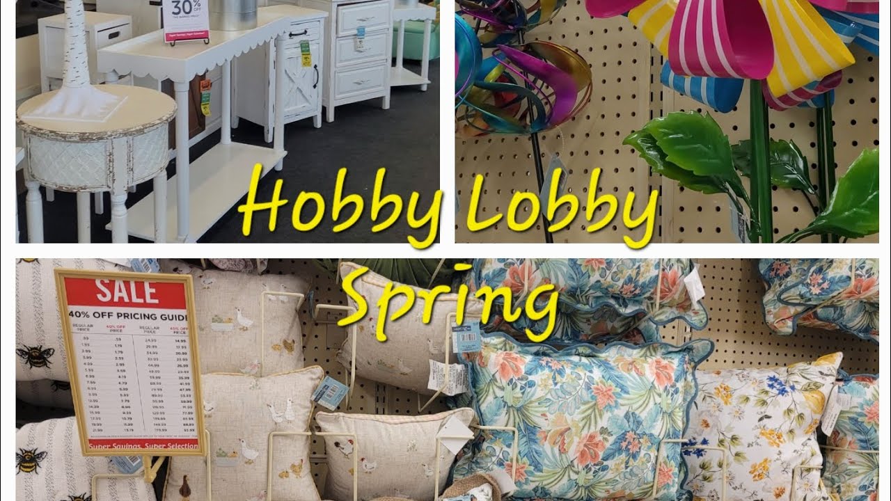 Let's check out Hobby Lobby for spring merchandise. #shopwithme #spring