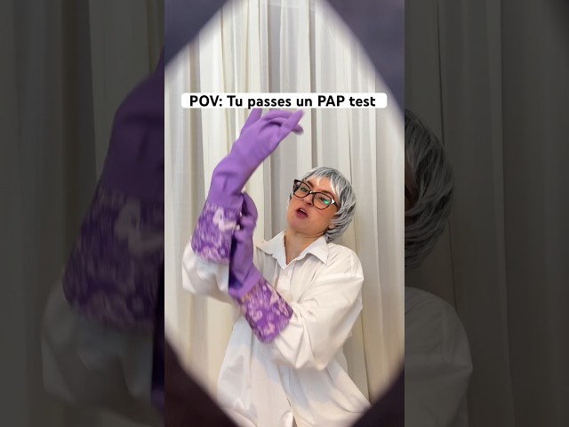 POV: Tu passes un PAP test et c’est comme ça que tu l’imagine… #humour #gynecologist