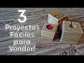 Como Hacer 3 FÁCILES PROYECTOS DE MADERA PARA REGALAR O VENDER 🔨📐