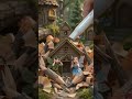 Tiny School Saved from Wood Avalanche! ✏️🧚