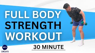 Over 50s 30 Minute Full Body Dumbbell Workout [Strength Training]