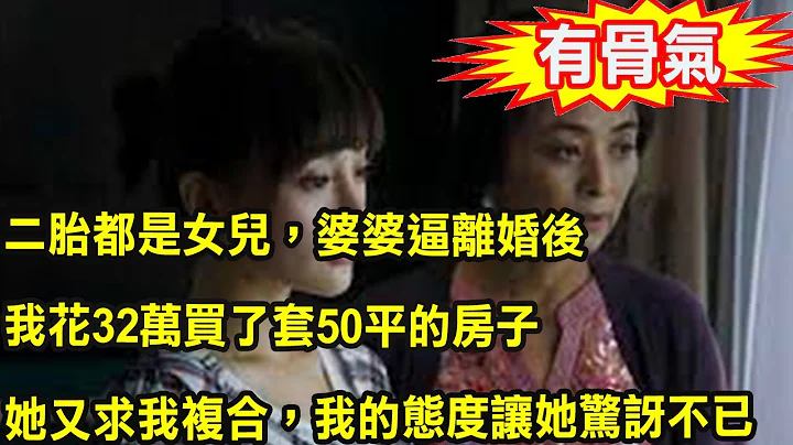 二胎都是女儿，婆婆逼离婚后，我花32万买了套50平的房子，她又找上门求我复合，我的态度让她惊讶 - 天天要闻
