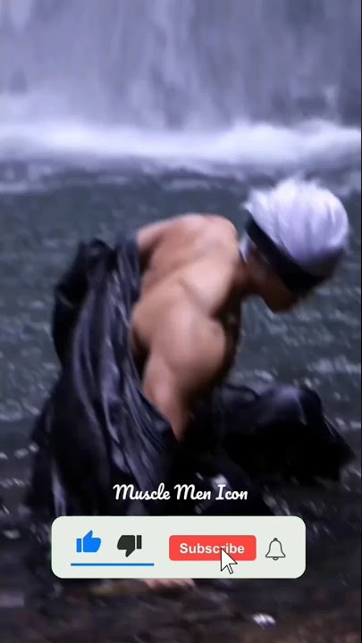Real Live Satoru Gojo? #shorts #muscle #asian #cute #body #anime #cosplay #fyp #fypシ #workout #hot