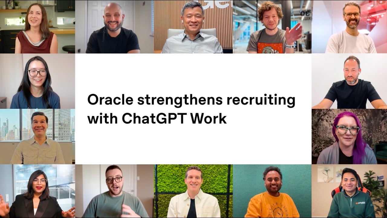 How Oracle Uses ChatGPT Work to Transform Recruitment
