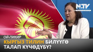 NewTV// Кыргыз тилин билүүгө талап күчөдүбү? // Ой-пикир