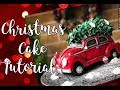 Christmas Cake Tutorial | Driving Home for Christmas | Volkswagen Beetle cake | Automobile Cake