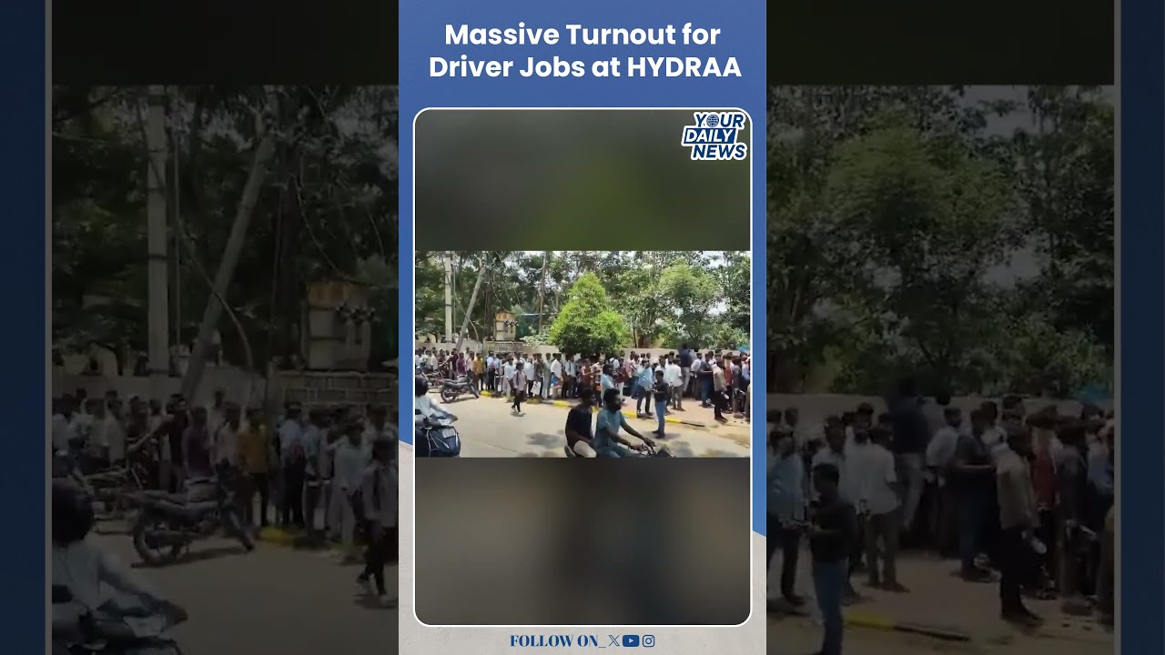 Huge Response for HYDRAA Driver Jobs | Priority to Constable Exam Aspirants