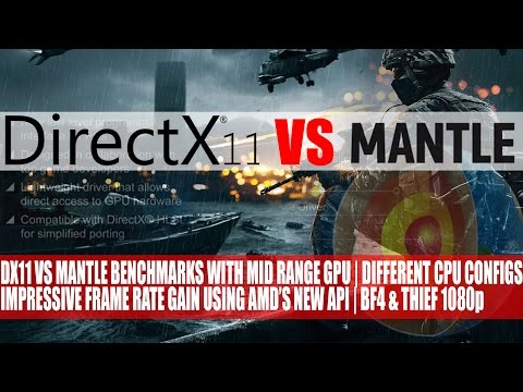 AMD Mantle vs DirectX 11 Benchmark & Frame Rate Tests On Mid Range GPU (R9 280)