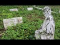 Sad and Overgrown Evergreen Cemetery in Richmond Virginia