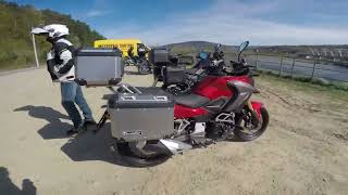 Daytona Dymoto X vs Junak RX 2 Cyclone - wypad na punkt widokowy Przy Moście